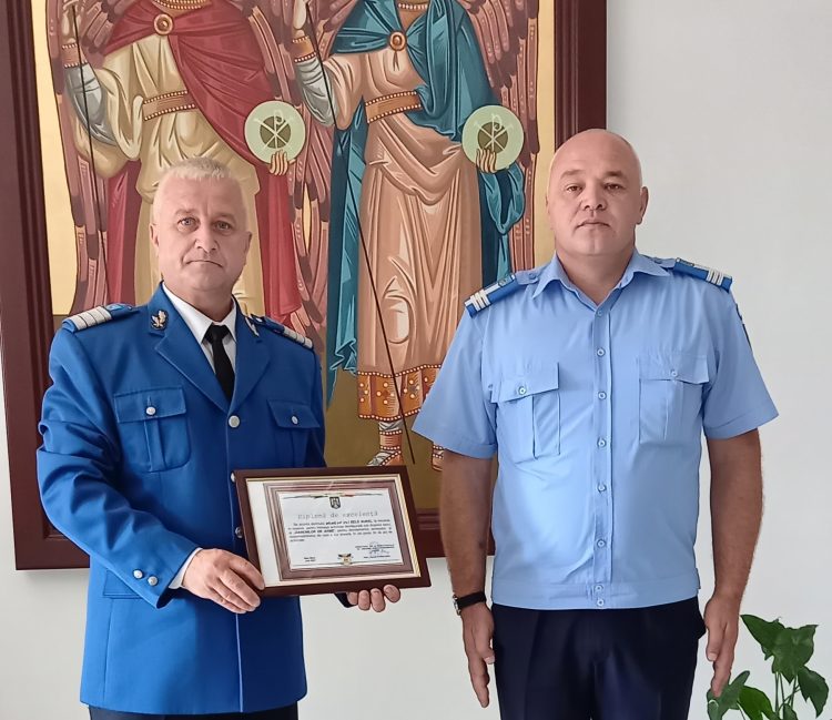 Trecere în rezervă la Jandarmeria Maramureș