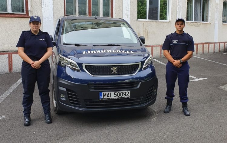 Studenţi în practică la Jandarmeria Maramureş