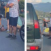 BORȘA: UN BĂRBAT AFLAT PE UN MOPED A CĂZUT PE ȘOSEA ÎN FATA UNEI MAȘINI