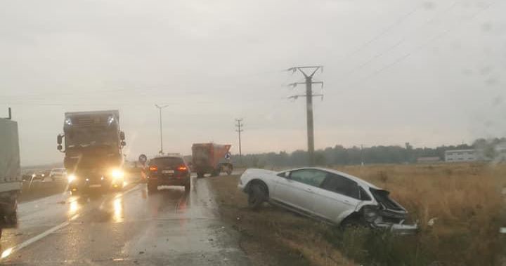 Accident rutier în zona Aramis – galerie foto