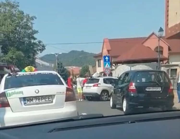 Biciclist lovit pe strada Nicolae Titulescu – FOTO