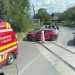 O şoferiţă începătoare a intrat într-un Audi la trecerea la nivel cu calea ferată dintre Moisei şi Borşa -galerie foto