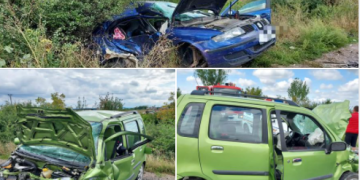 Autoturism condus de o maramureşeancă, implicat într-un accident deosebit de grav la Livada. Persoană în stop cardio-respirator