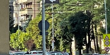 FOTO: Marţi, trei ceasuri rele: accident de circulaţie într-o importantă intersecţie din Baia Mare