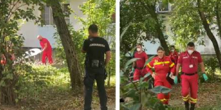 VIDEO: O femeie a murit după ce a sărit de la etajul 4 al unui bloc din Baia Mare