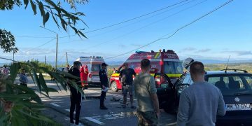 IMPACT VIOLENT PE DN1C LA ȘOMCUTA MARE. DOUĂ VICTIME