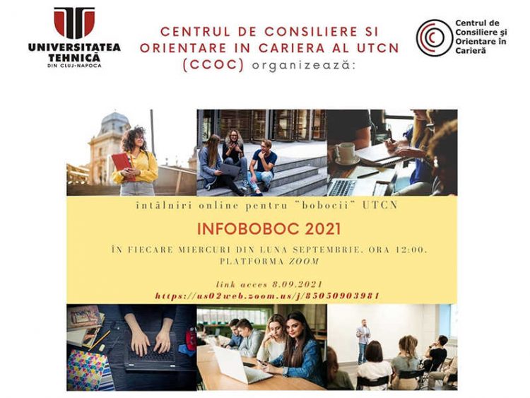 Întâlniri online cu „bobocii” la Universitatea Tehnică Cluj-Napoca