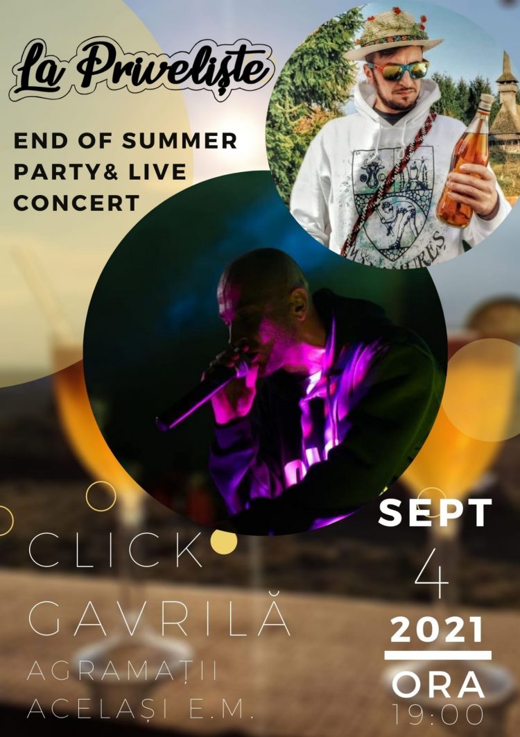 Concert de sfârșit de vară organizat de La Priveliște