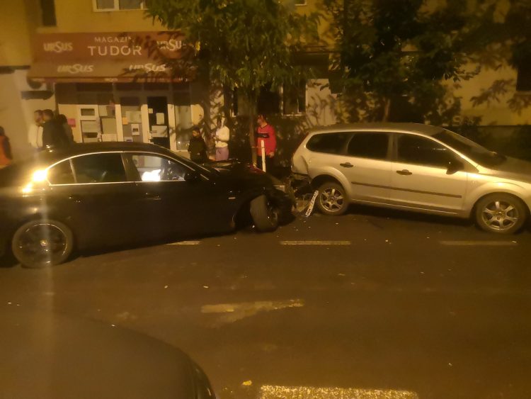 Baia Mare: Accident în lanț. Mai multe autoturisme au fost avariate