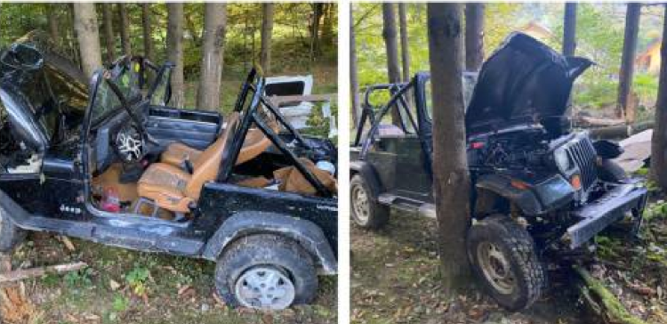 UN COPIL DE 15 ANI A FOST ARUNCAT DINTR-O MAȘINĂ DE TEREN ÎNTR-O ZONĂ DE MUNTE