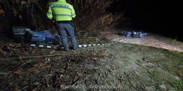 Focuri de armă la Teceu Mic. Contrabandiștii şi-au abandonat țigările şi au înotat înapoi în Ucraina